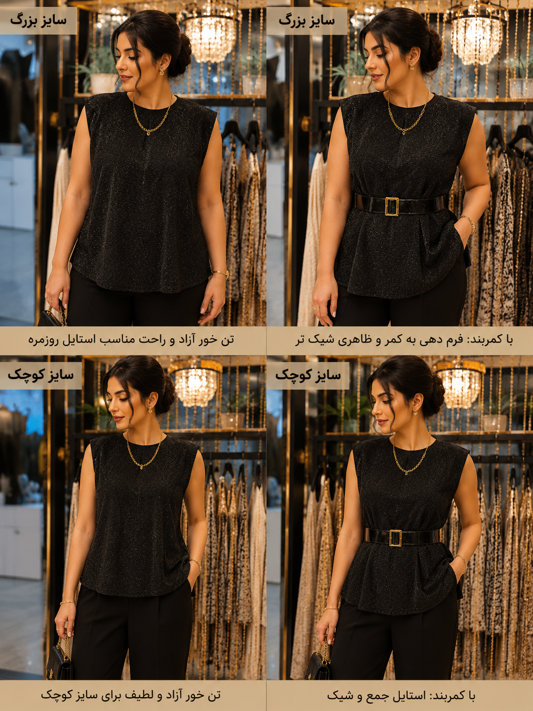 تاپ مجلسی قواره دار