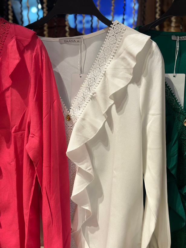 شومیز جلو گیپور مجلسی